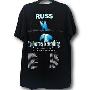 Black, Russ 'Ain’t No Destination', The Journey is Everything WORLD TOUR Tee